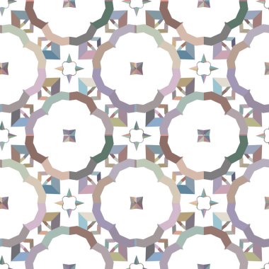 Kusursuz Vektör Deseni. Geometrik Süsleme Biçiminde Arkaplan DokusuName.