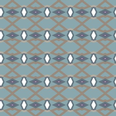 geometrik süsleme biçiminde kusursuz vektör deseni