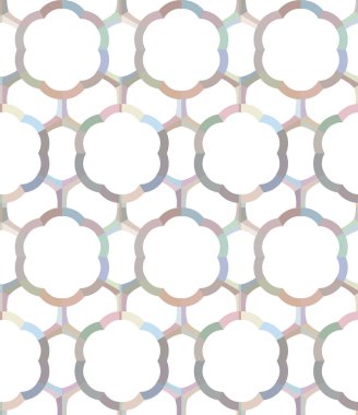 geometrik süsleme biçiminde kusursuz vektör deseni