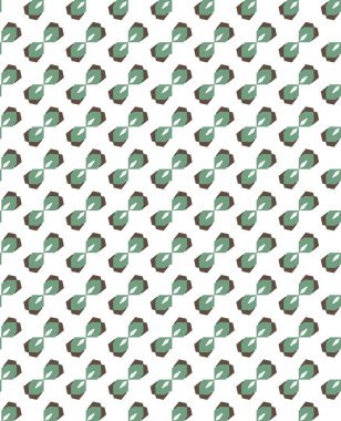 Dikişsiz geometrik süs vektör deseni. Soyut arka plan