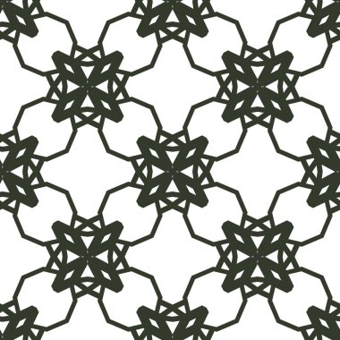 Kusursuz Vektör Deseni. Geometrik Süsleme Biçiminde Arkaplan DokusuName.