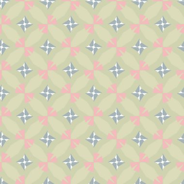 Kusursuz Vektör Deseni. Geometrik Süsleme Biçiminde Arkaplan DokusuName.