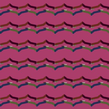 geometrik süsleme biçiminde kusursuz vektör deseni