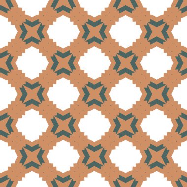 Dikişsiz geometrik süs vektör deseni. Soyut arka plan