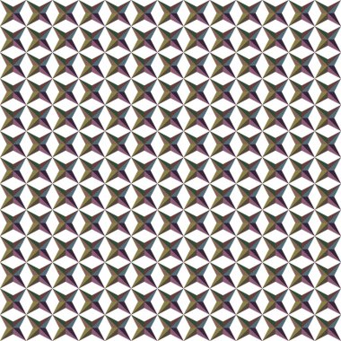 Geometrik süslemeli vektör deseni. Kusursuz tasarım dokusu.
