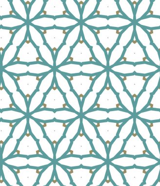 Geometrik süslemeli vektör deseni. Kusursuz tasarım dokusu.