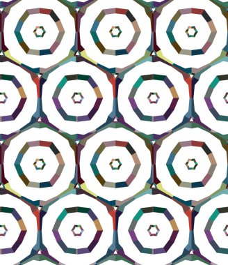 Kusursuz Vektör Deseni. Geometrik Süsleme Biçiminde Arkaplan DokusuName.