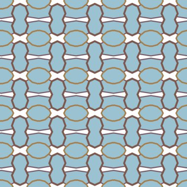 Dikişsiz geometrik süs vektör deseni. Soyut arka plan