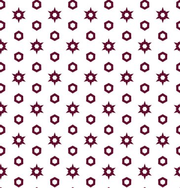 Geometrik süslemeli vektör deseni. Kusursuz tasarım dokusu.
