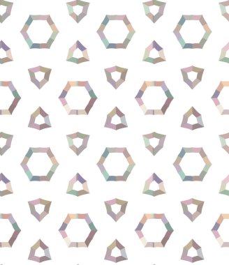 Geometrik süslemeli vektör deseni. Kusursuz tasarım dokusu.