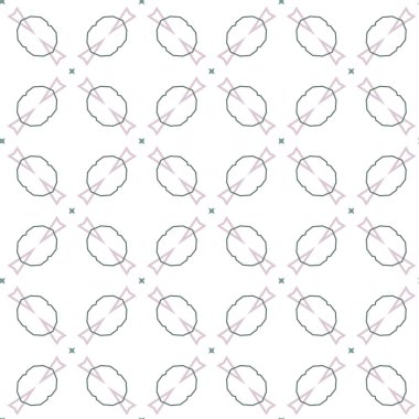 Geometrik süslemeli vektör deseni. Kusursuz tasarım dokusu.
