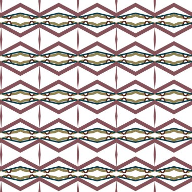 geometrik süsleme biçiminde kusursuz vektör deseni