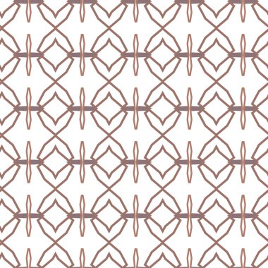 geometrik süsleme biçiminde kusursuz vektör deseni