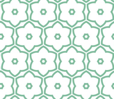 Geometrik süslemeli vektör deseni. Kusursuz tasarım dokusu.