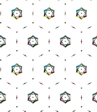 Geometrik süs tarzında soyut arkaplan dokusu. Kusursuz tasarım.