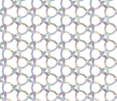 Dikişsiz geometrik süs vektör deseni. Soyut arka plan