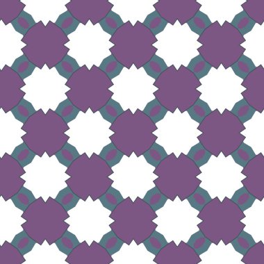 Geometrik süslemeli vektör deseni. Kusursuz tasarım dokusu.