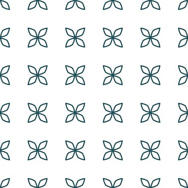 Geometrik süslemeli vektör deseni. Kusursuz tasarım dokusu.