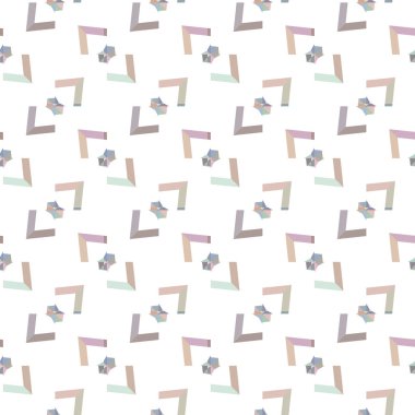 geometrik süsleme biçiminde kusursuz vektör deseni