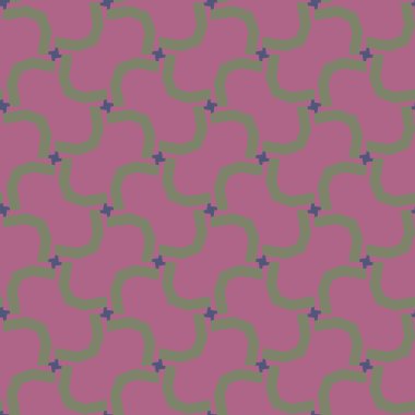 geometrik süsleme biçiminde kusursuz vektör deseni