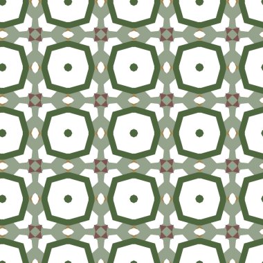 Kusursuz Vektör Deseni. Geometrik Süsleme Biçiminde Arkaplan DokusuName.