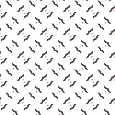 Geometrik süslemeli vektör deseni. Kusursuz tasarım dokusu.