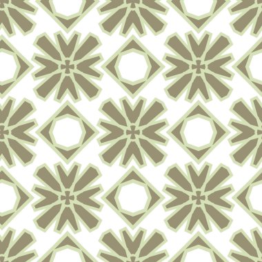 geometrik süsleme biçiminde kusursuz vektör deseni