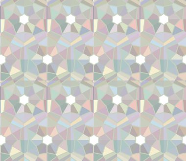 Dikişsiz geometrik süs vektör deseni. Soyut arka plan