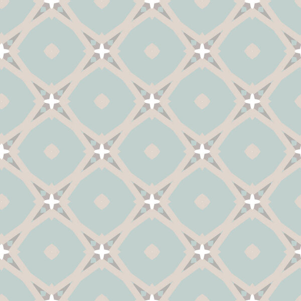 Seamless vector pattern in geometric ornamental style