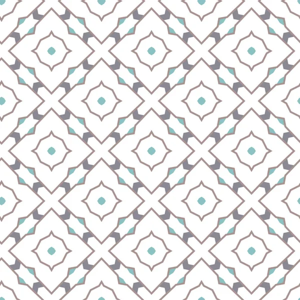 Geometrisches Ornamentales Vektormuster Nahtlose Design Textur — Stockvektor