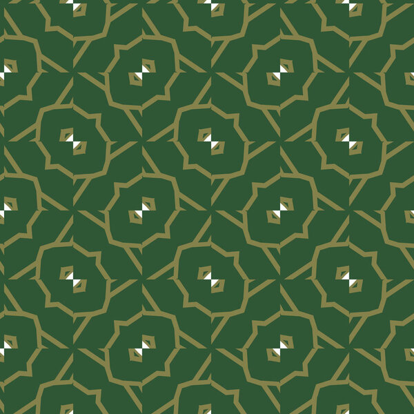 Seamless vector pattern in geometric ornamental style
