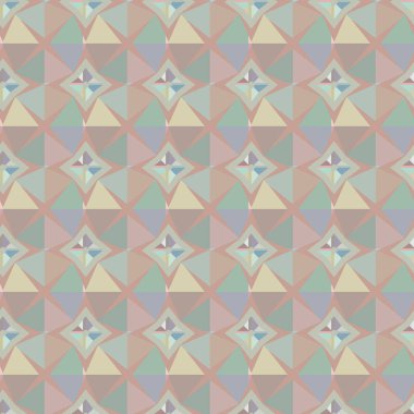 geometrik süsleme biçiminde kusursuz vektör deseni