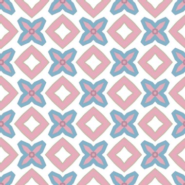 geometrik süsleme biçiminde kusursuz vektör deseni