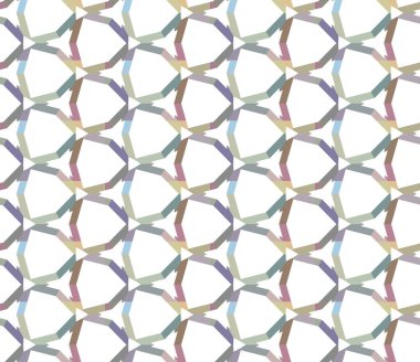 Geometrik süslemeli vektör deseni. Kusursuz tasarım dokusu.