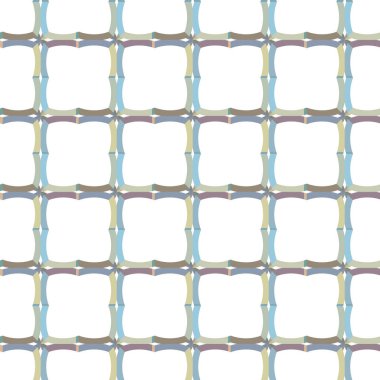 geometrik süsleme biçiminde kusursuz vektör deseni