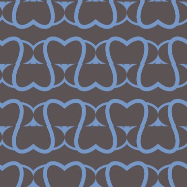 Dikişsiz geometrik süs vektör deseni. Soyut arka plan