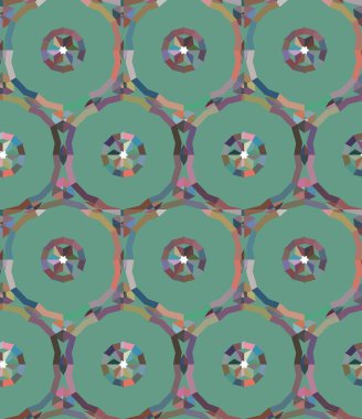 geometrik süsleme biçiminde kusursuz vektör deseni