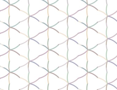 Geometrik süslemeli vektör deseni. Kusursuz tasarım dokusu.