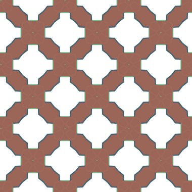 Kusursuz Vektör Deseni. Geometrik Süsleme Biçiminde Arkaplan DokusuName.