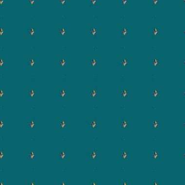 Geometrik süslemeli vektör deseni. Kusursuz tasarım dokusu.