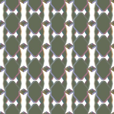 Kusursuz Vektör Deseni. Geometrik Süsleme Biçiminde Arkaplan DokusuName.