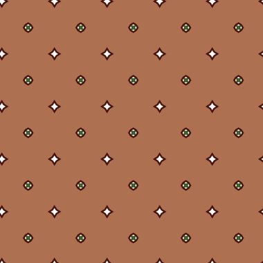 Kusursuz Vektör Deseni. Geometrik Süsleme Biçiminde Arkaplan DokusuName.