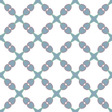 Geometrik süslemeli vektör deseni. Kusursuz tasarım dokusu.