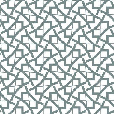 Geometrik süslemeli vektör deseni. Kusursuz tasarım dokusu.