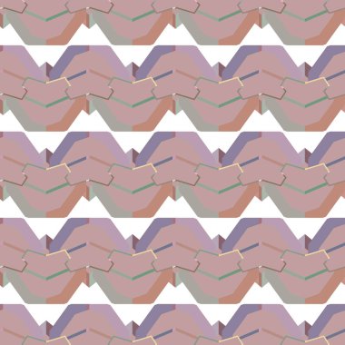 Dikişsiz geometrik süs vektör deseni. Soyut arka plan