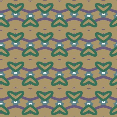 Dikişsiz geometrik süs vektör deseni. Soyut arka plan