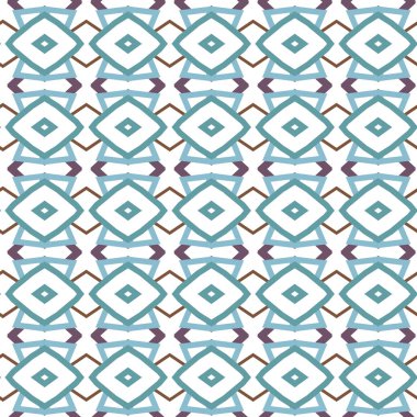 geometrik süsleme biçiminde kusursuz vektör deseni