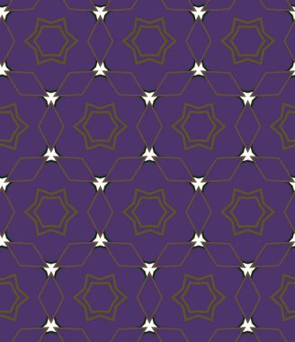 geometrik süsleme biçiminde kusursuz vektör deseni