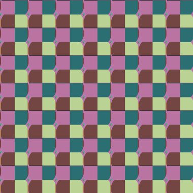 geometrik süsleme biçiminde kusursuz vektör deseni