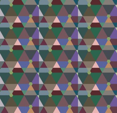 Geometrik süslemeli vektör deseni. Kusursuz tasarım dokusu.